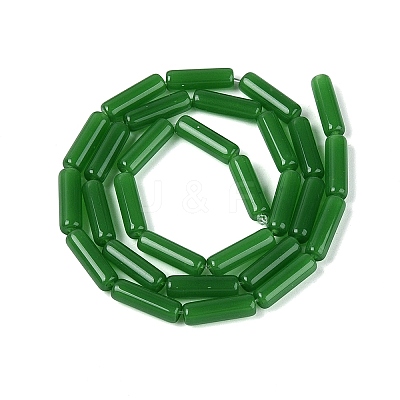 Imitation Jade Glass Beads Strands GLAA-N070-01A-B05-1