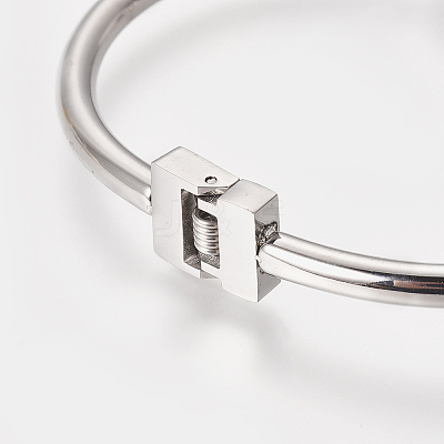 304 Stainless Steel Bangles LS-BJEW-F390-04P-1