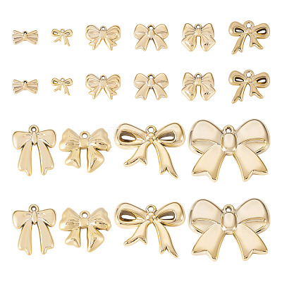 20Pcs 10 Styles CCB Plastic Pendants CCB-TA0001-19B-1