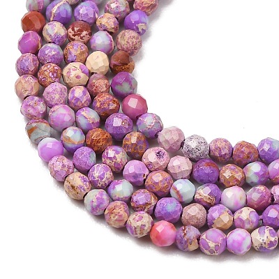Natural Imperial Jasper Beads Strands G-L578-A12-1