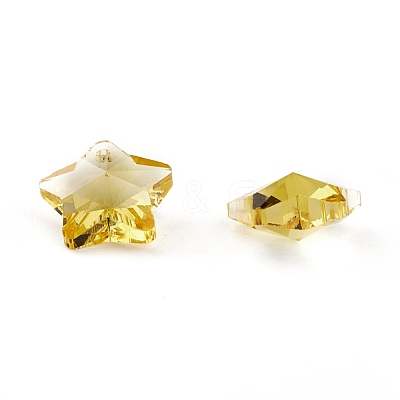 Transparent Glass Pendants GLAA-P037-04-12-1