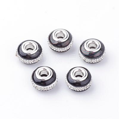 Glass European Beads GPDL-Q021-04-1