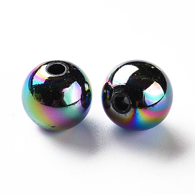 Opaque Acrylic Beads X-MACR-S370-D12mm-S002-1