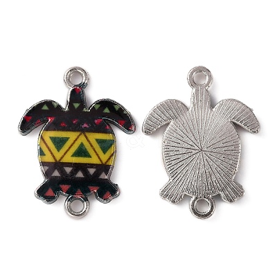 Alloy Enamel Connector Charms FIND-CJC0001-04D-1