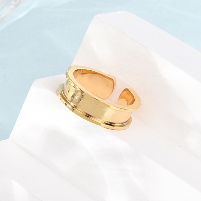 304 Stainless Steel Cuff Open Rings SA-CBACA70-01A-G-1