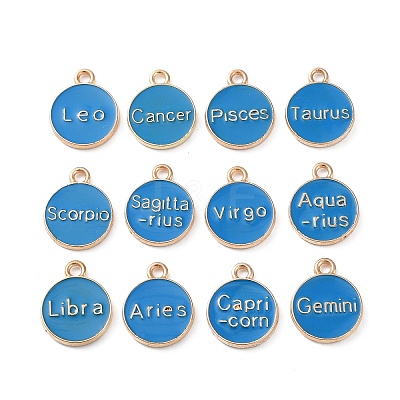 Alloy Enamel Pendants ENAM-S124-01B-02-1