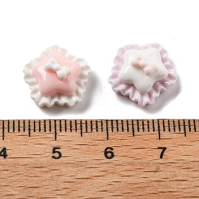 Cute Mini Cartoon Bowknot Series Resin Cabochons CRES-I037-04C-1