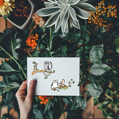 Rubber Clear Stamps DIY-WH0251-044-1