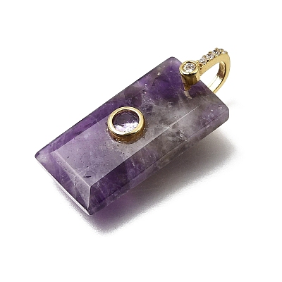 Natural Amethyst Pendants GG-CBA7610-05G-05-1
