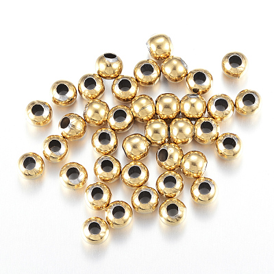 Round Ion Plating(IP) 304 Stainless Steel Beads X-STAS-F105-03-5mm-1