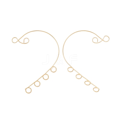 316 Stainless Steel Ear Cuff Findings Ion Plating(IP) STAS-H148-04G-1