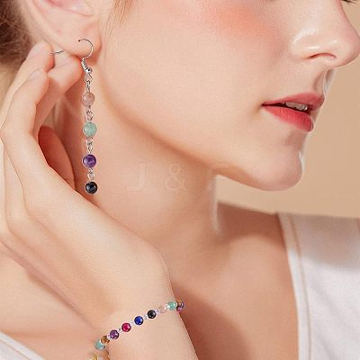 80Pcs 8 Style Natural Mixed Gemstone Beads G-NB0002-98-1