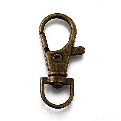 Alloy Swivel Clasps X-FIND-Q003-01AB-1