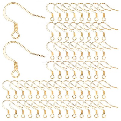 100Pcs 304 Stainless Steel French Earring Hooks STAS-SC0004-65-1