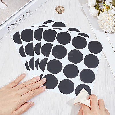 PVC Chalkboard Labels Blank Stickers STIC-WH0004-42E-1