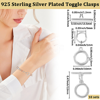 Brass Toggle Clasps KK-BBC0020-97-1