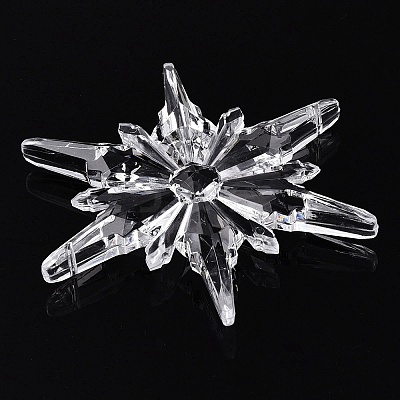 Transparent Acrylic Connector Charms TACR-T028-05A-1