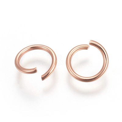 304 Stainless Steel Open Jump Rings X-STAS-F189-A-1