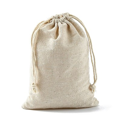 Cotton Packing Pouches Drawstring Bags X-ABAG-R011-13x18-1