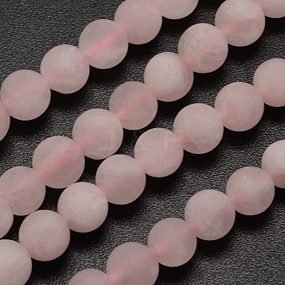 Natural Rose Quartz Beads Strands G-D670-8mm-1