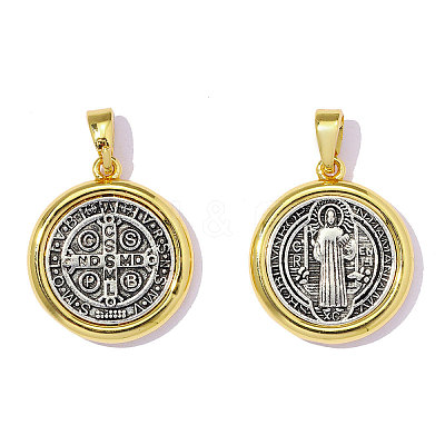 Brass Pendants KK-OY001-36G-1
