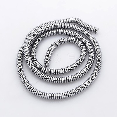 Electroplate Non-magnetic Synthetic Hematite Beads Strands G-J216F-08-1