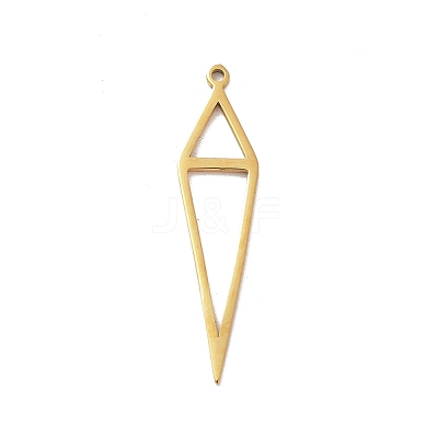 304 Stainless Steel Pendants STAS-R226-02G-1