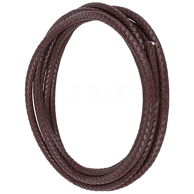 Braided Leather Cord with Core WL-CL0001-01D-1