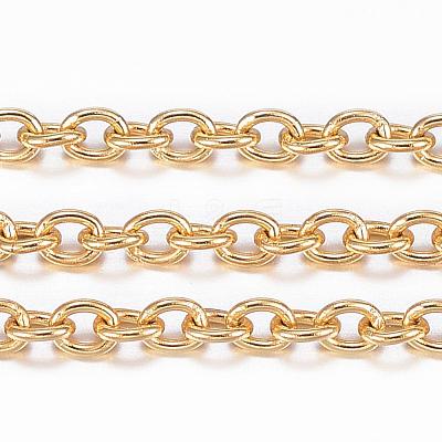 Ion Plating(IP) 304 Stainless Steel Cable Chains CHS-H009-27G-1