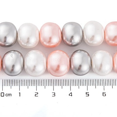 Shell Pearl Beads Strands BSHE-L035-E06-1