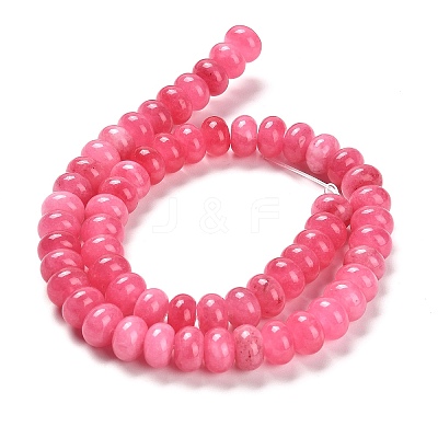 Dyed Natural White Jade Beads Strands G-G107-A03-01-1