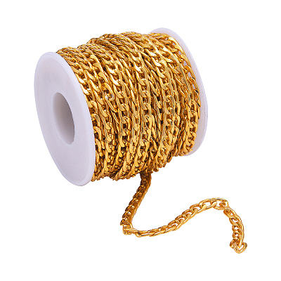 Aluminum Twisted Chains Curb Chains CHA-CJ0001-01G-1