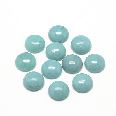 Natural White Jade Cabochons G-R416-12mm-07-1