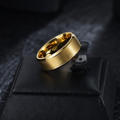 201 Stainless Steel Finger Rings for Women WG1765E-43-1