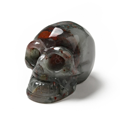 Halloween Natural African Bloodstone Display Decorations DJEW-K015-30-1