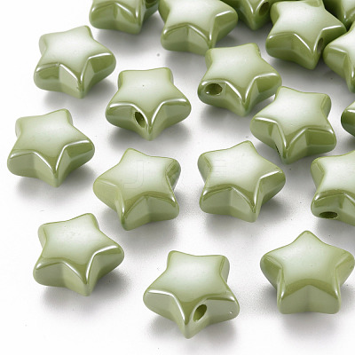 Opaque Acrylic Beads MACR-S372-02B-83-1