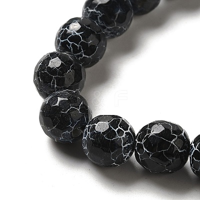 Crackle Agate Beads Strands G-A004-1-1