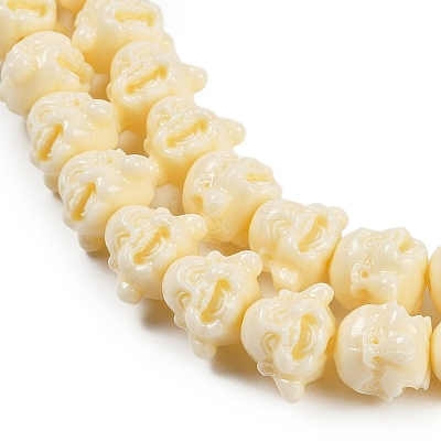 Synthetic Coral Carved Beads Strands CORA-C003-11B-1