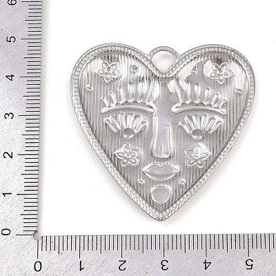 304 Stainless Steel Pendants STAS-P429-01A-A-1