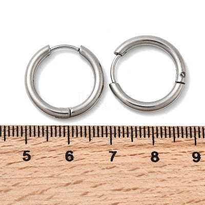 316F Stainless Steel Hoop Earrings EJEW-D341-01A-P-1