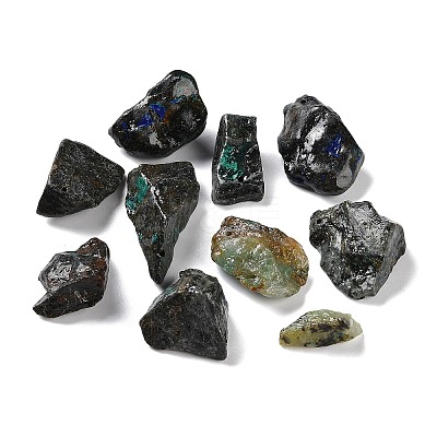 Raw Rough Natural Chrysocolla Pendants G-H310-01-1