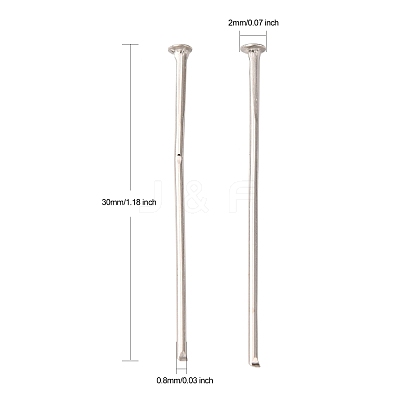 Iron Flat Head Pins HP3.0cm-1