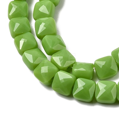 Opaque Glass Beads Strands GLAA-L050-C15-1