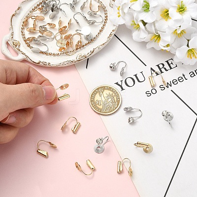 20Pcs 2 Colors Brass Ear Cuff Findings FIND-YW0009-95-1