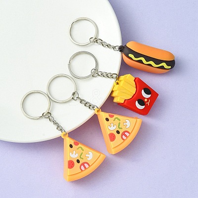 PVC Plastic Pendant Keychain KEYC-YW0001-13-1