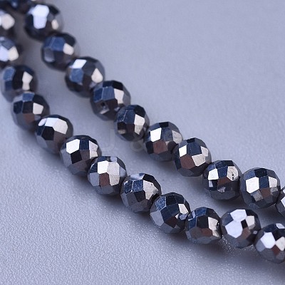 Terahertz Stone Beaded Necklaces NJEW-K114-C-A22-1