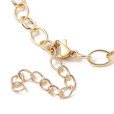 Waxed Cotton Cords Braided Link Bracelets BJEW-JB09963-05-1