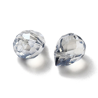 Electroplated Glass Beads GLAA-K062-01A-FR07-1
