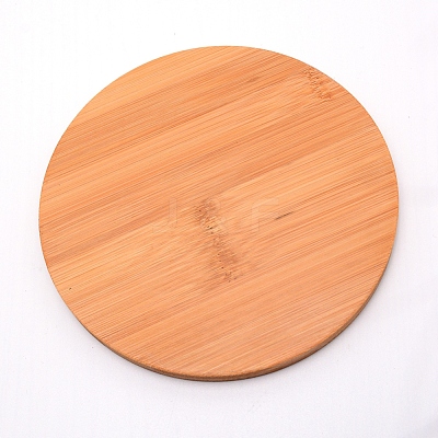 Bamboo Round Plant Saucer AJEW-WH0188-45F-1