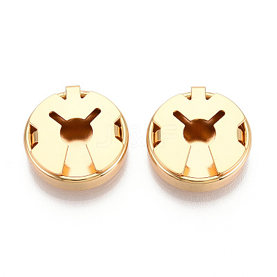 Brass Cufflinks KK-T074-63G-02-NR-1